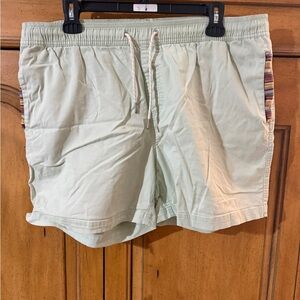 Men's Light Mint 5" Wowie Drawstring Shorts- XL